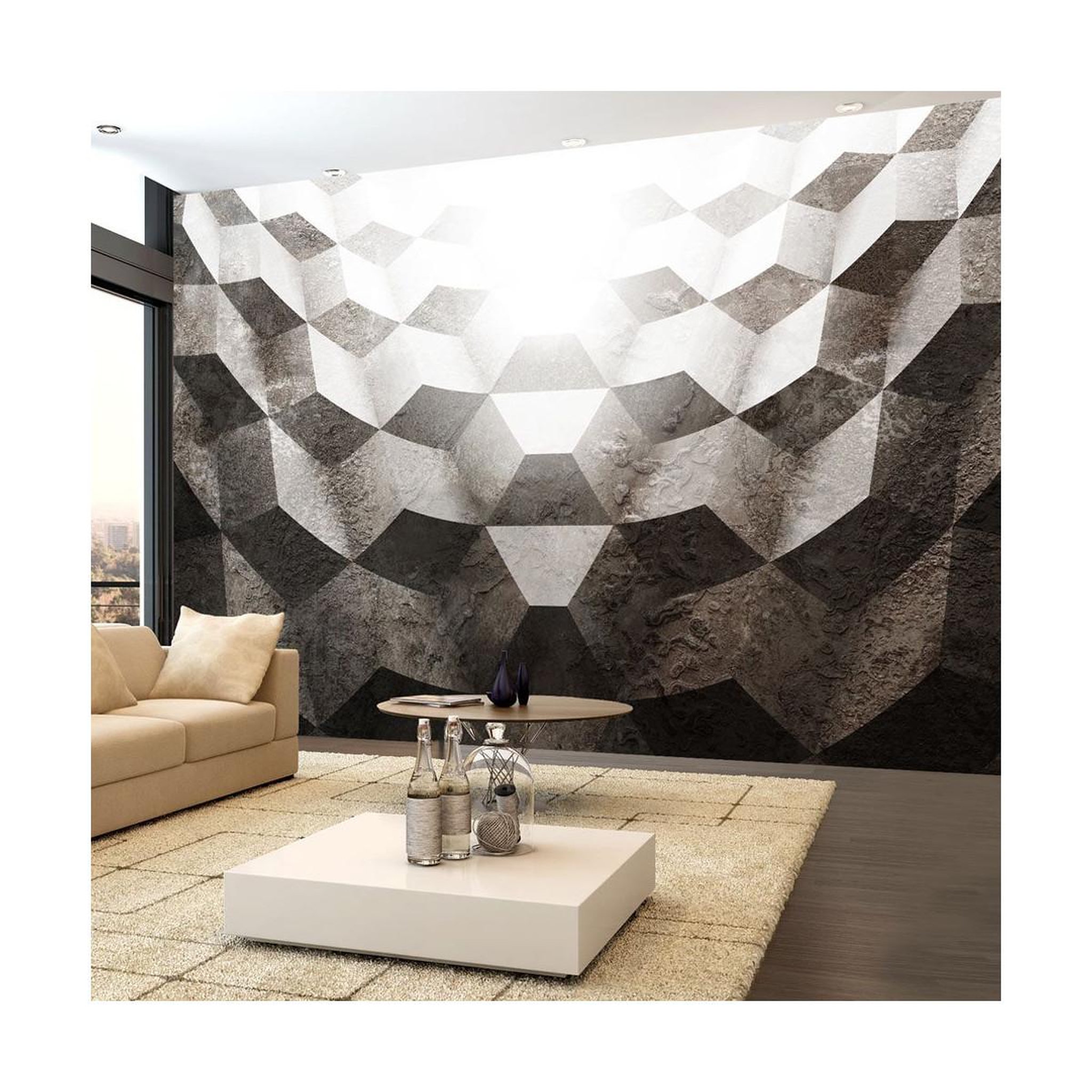 Paris Prix Papier peint  light in the tunnel. Coloris disponibles : Multicolore