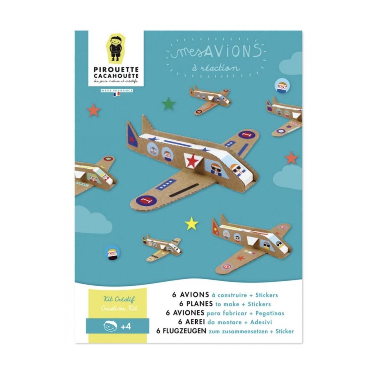 PIROUETTE CACAHOUETE Kit creatif Avions a reaction