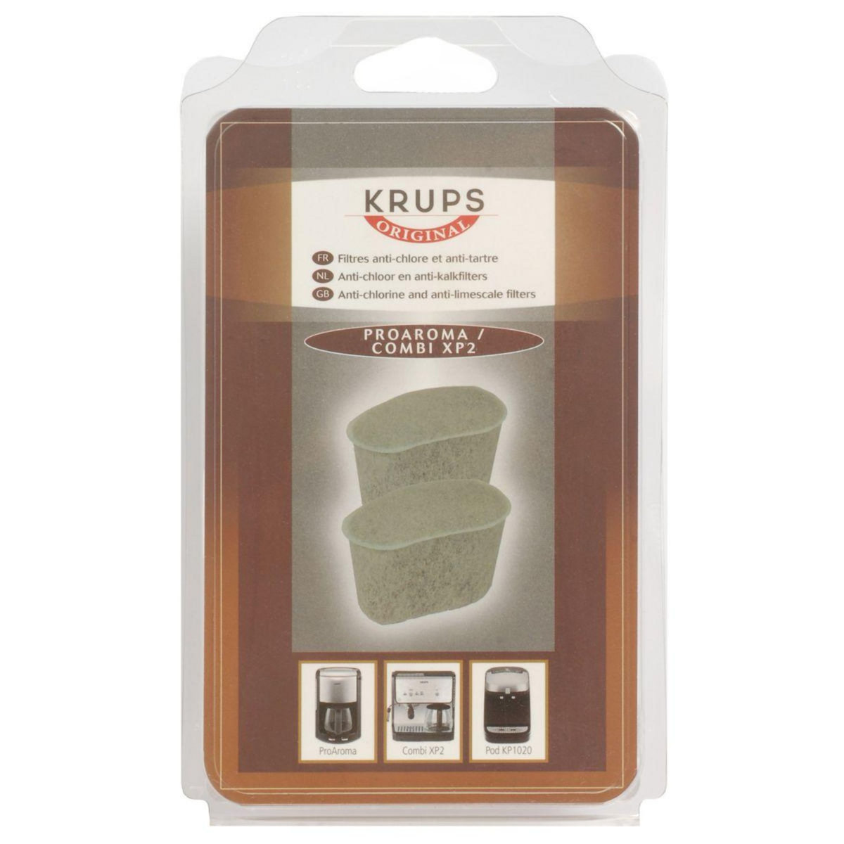 KRUPS Cartouche filtrante 2 cartouches filtrantes YX103601