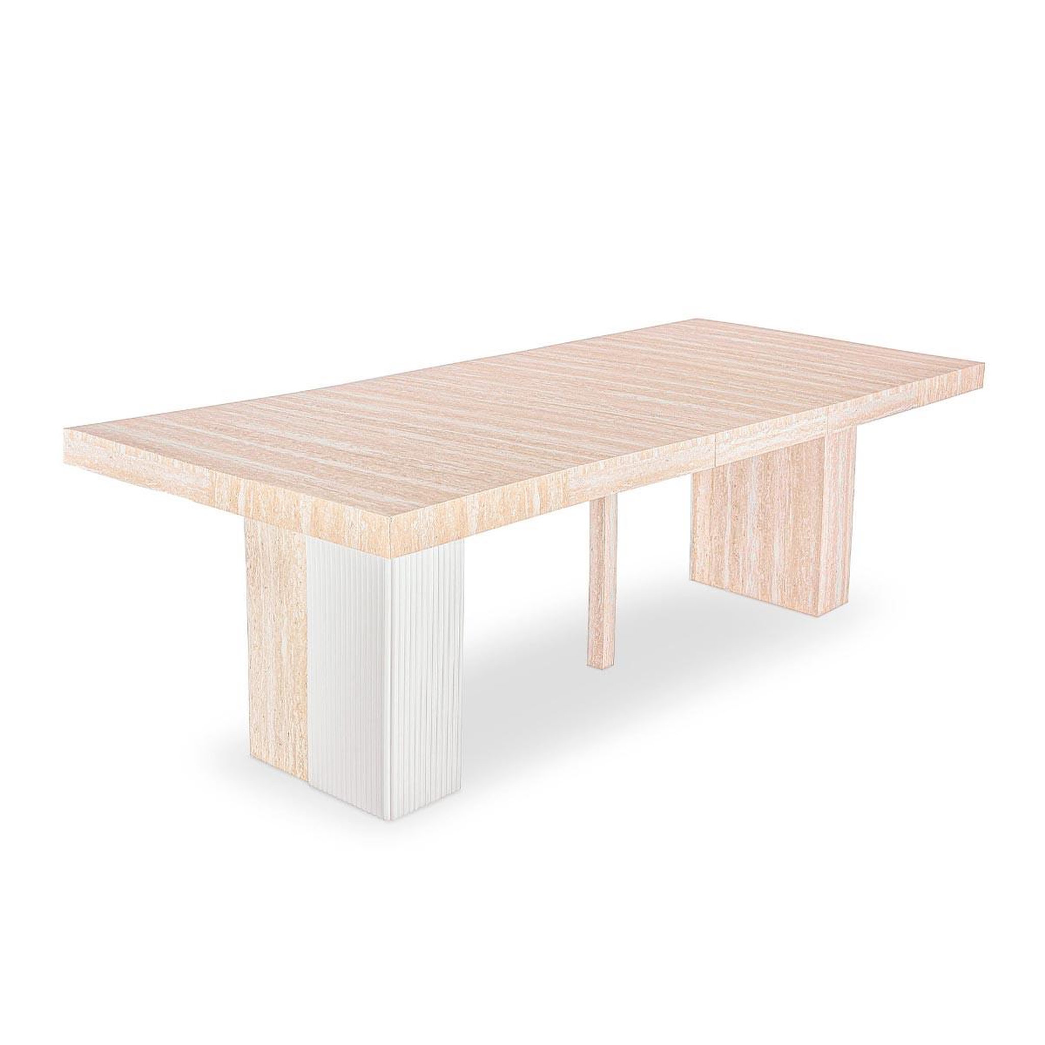 Paris Prix Table Extensible Effet Travertin  Trendy  90-240cm Beige