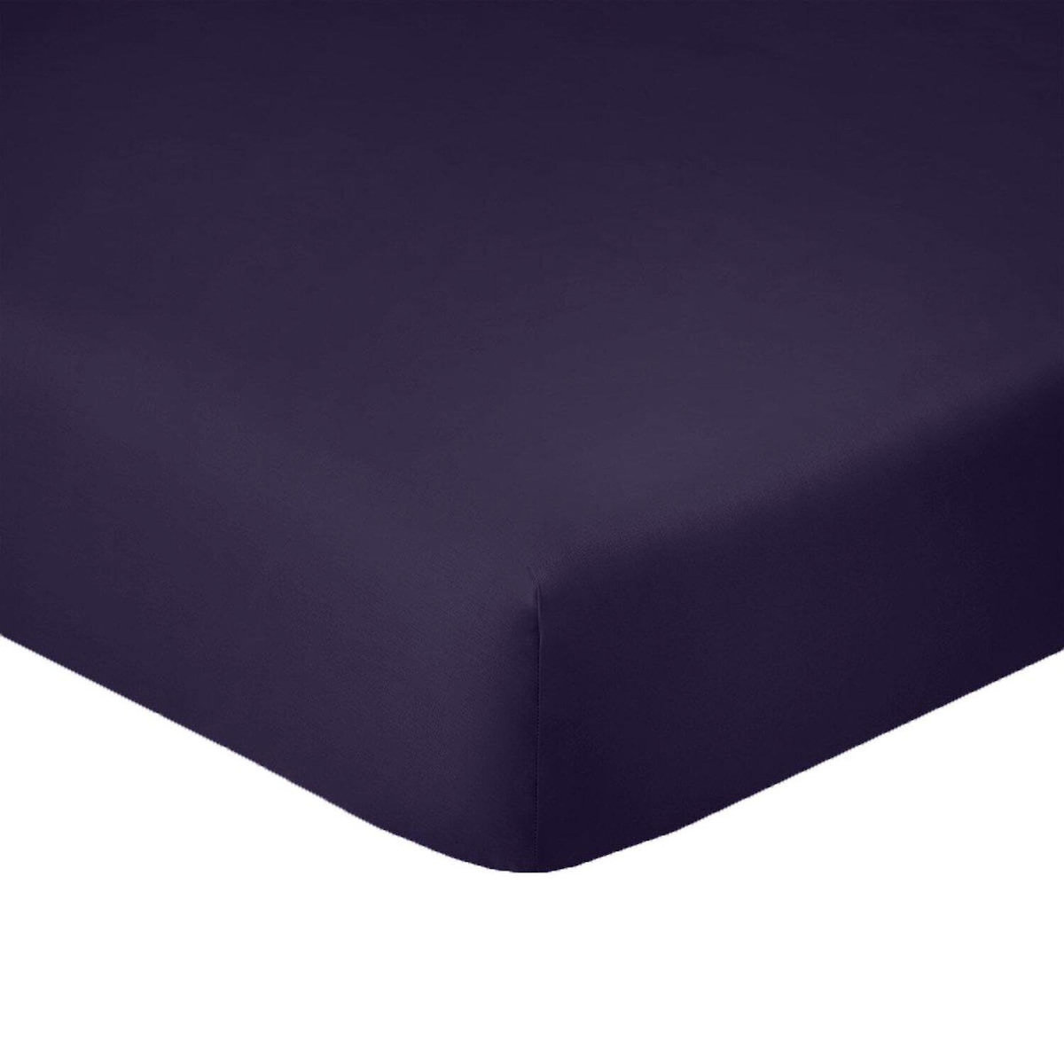 Home collection 2 draps housse bonnet 35cm 100% coton 57fils