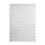 Voir la diapositive 1 : Paris Prix Tapis Shaggy Effet 3D  Vivica  Blanc & Bleu Gris