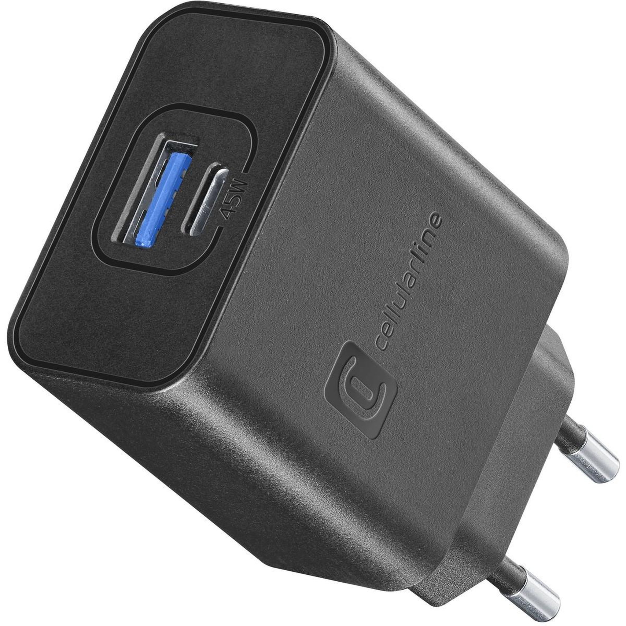 Voir la diapositive 3 : CELLULAR LINE Cellularline dual super fast charger 45w - samsung chargeur secteur 2 ports usb et usb-c avec technologie super fast charging 45 w