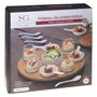 Voir la diapositive 2 : SECRET DE GOURMET Set Apéritif 14 Pièces  Bambou  27cm Naturel
