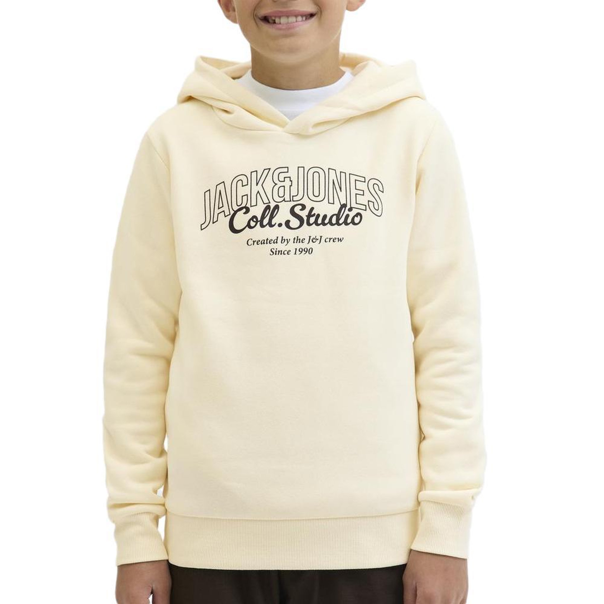 Voir la diapositive 1 : Jack & Jones Sweat Ecru Garçon Jack & Jones Makoto