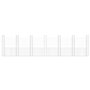Voir la diapositive 3 : VIDAXL Panier de gabion en forme de U avec 7 poteaux Fer 740x20x200 cm