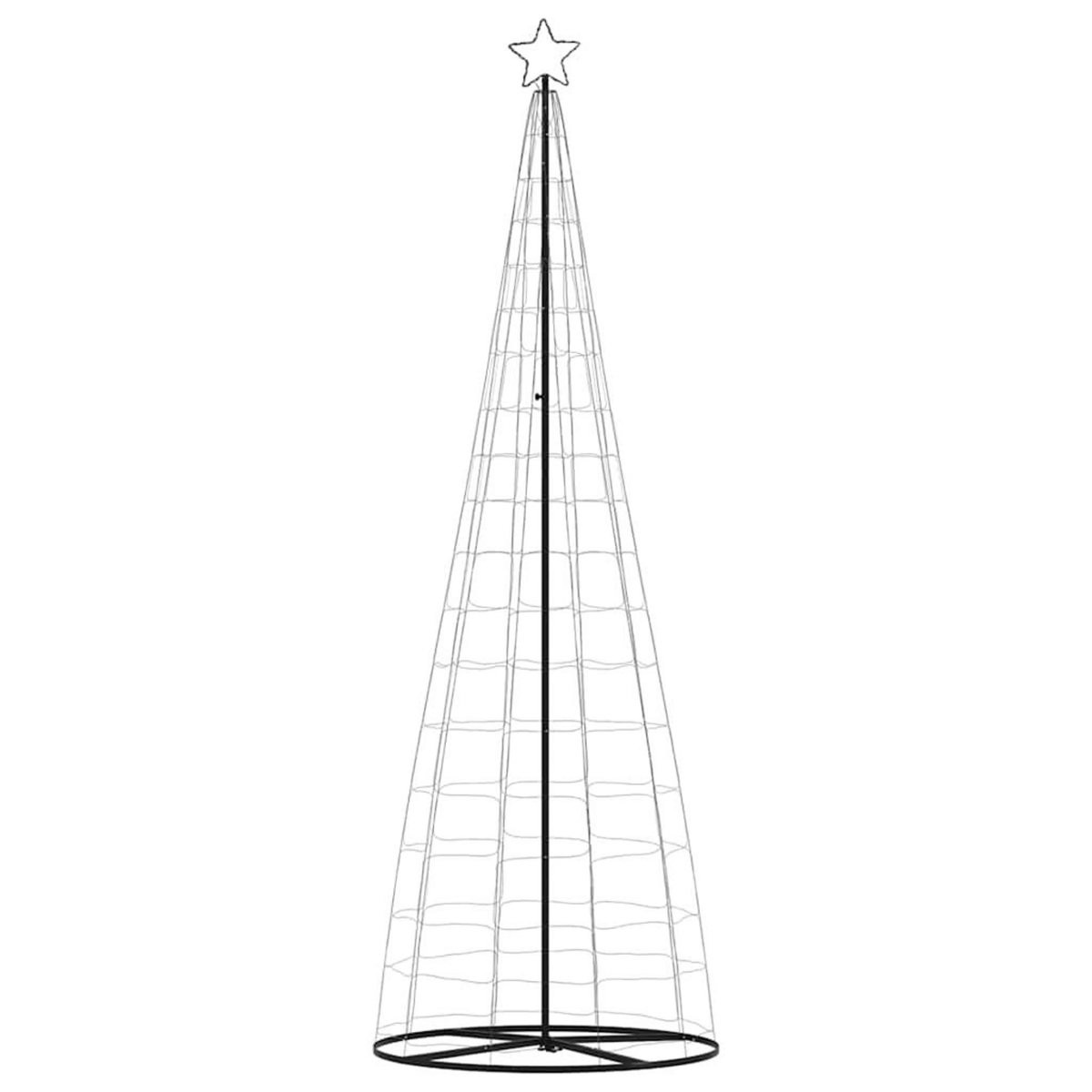 VIDAXL Sapin de Noël a LED 550 LED bleu 304 cm