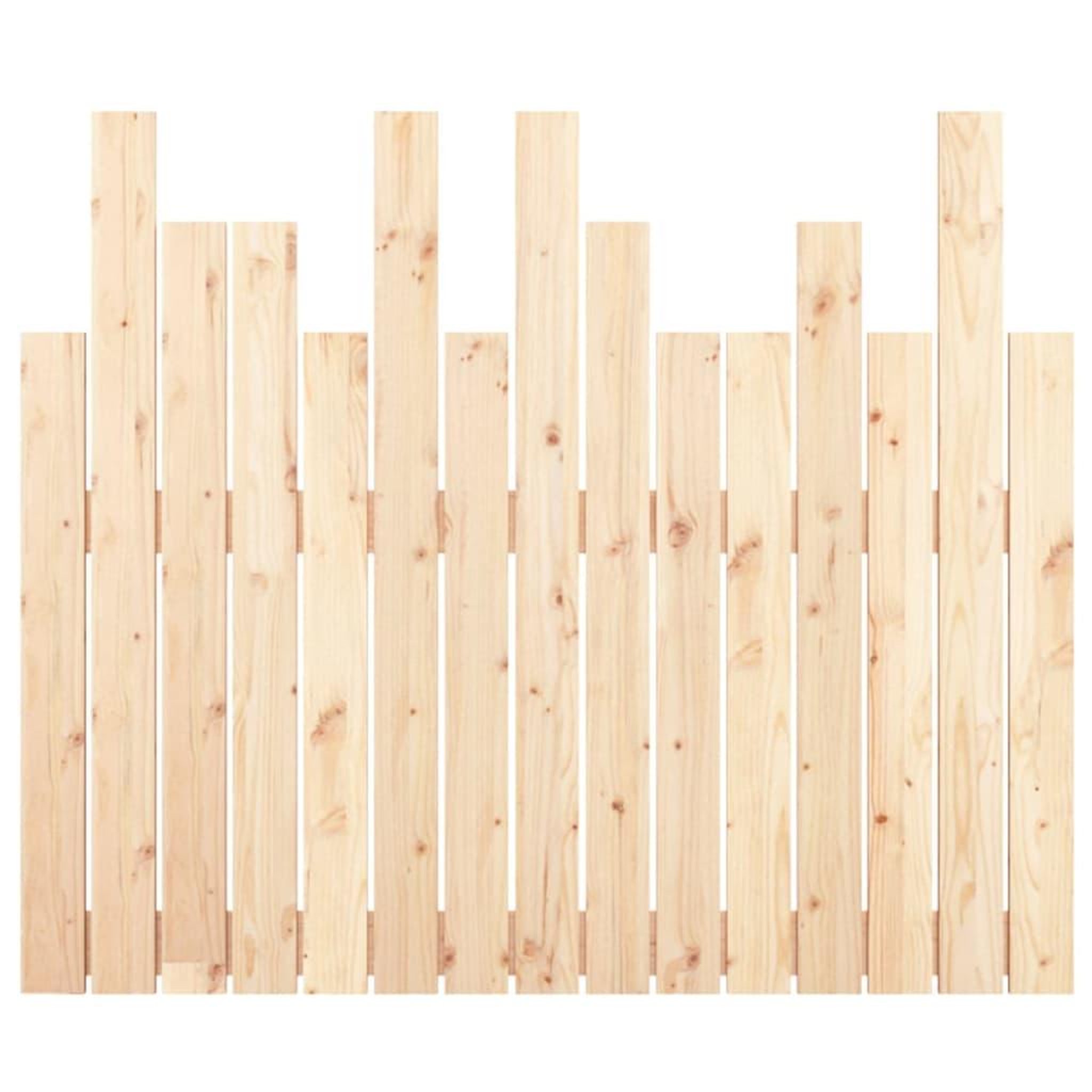 Voir la diapositive 5 : VIDAXL Tete de lit murale 95,5x3x80 cm Bois massif de pin