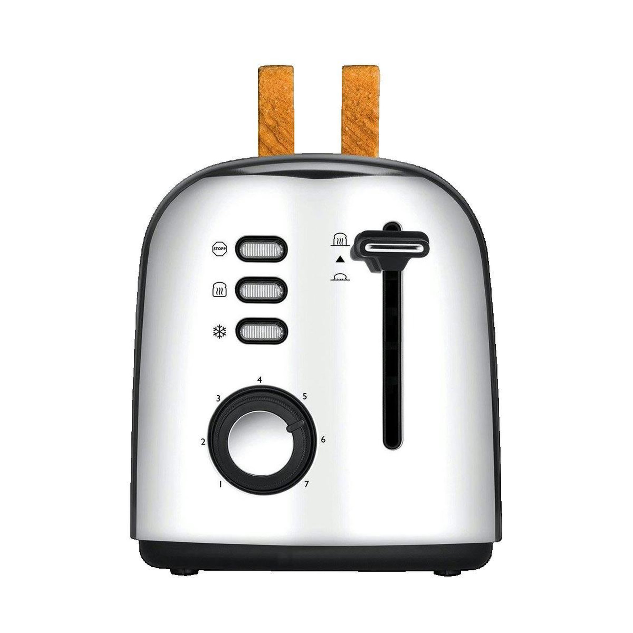 Voir la diapositive 3 : Unold Grille pain Unold 38326 Retro acier inoxydable