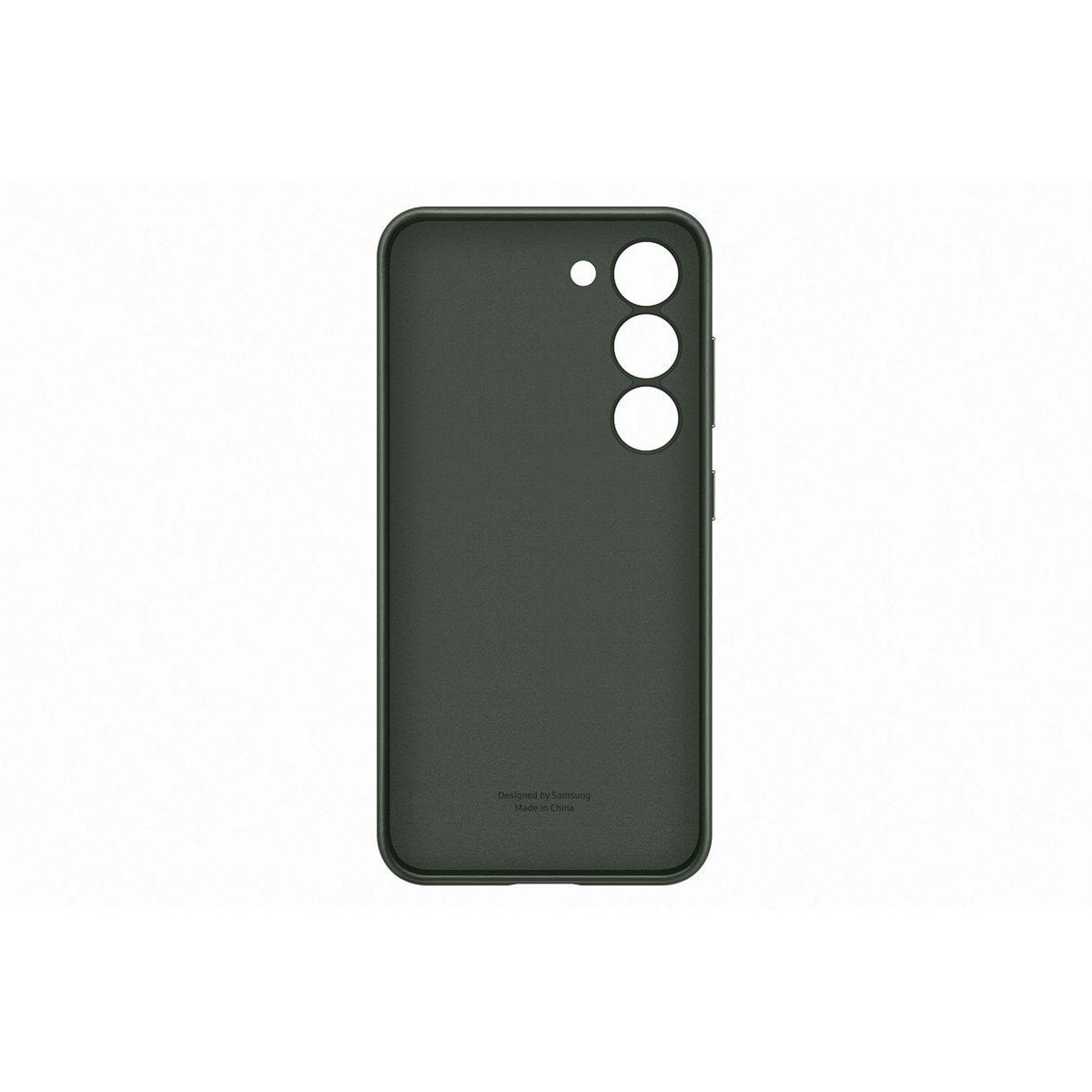 Voir la diapositive 2 : Samsung Coque en cuir pour Samsung Galaxy S23 5G Vert