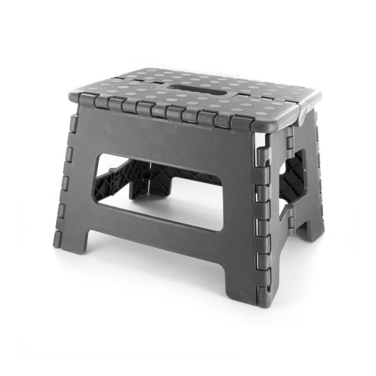 The Home Deco Factory Marche pied pliable compact gris