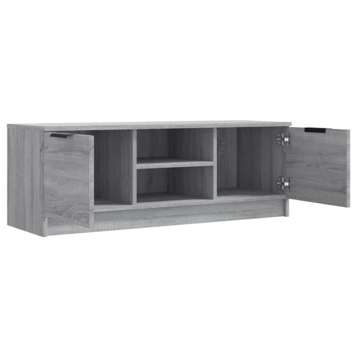 VIDAXL Meuble TV Sonoma gris 102x35x36,5 cm Bois d'ingenierie