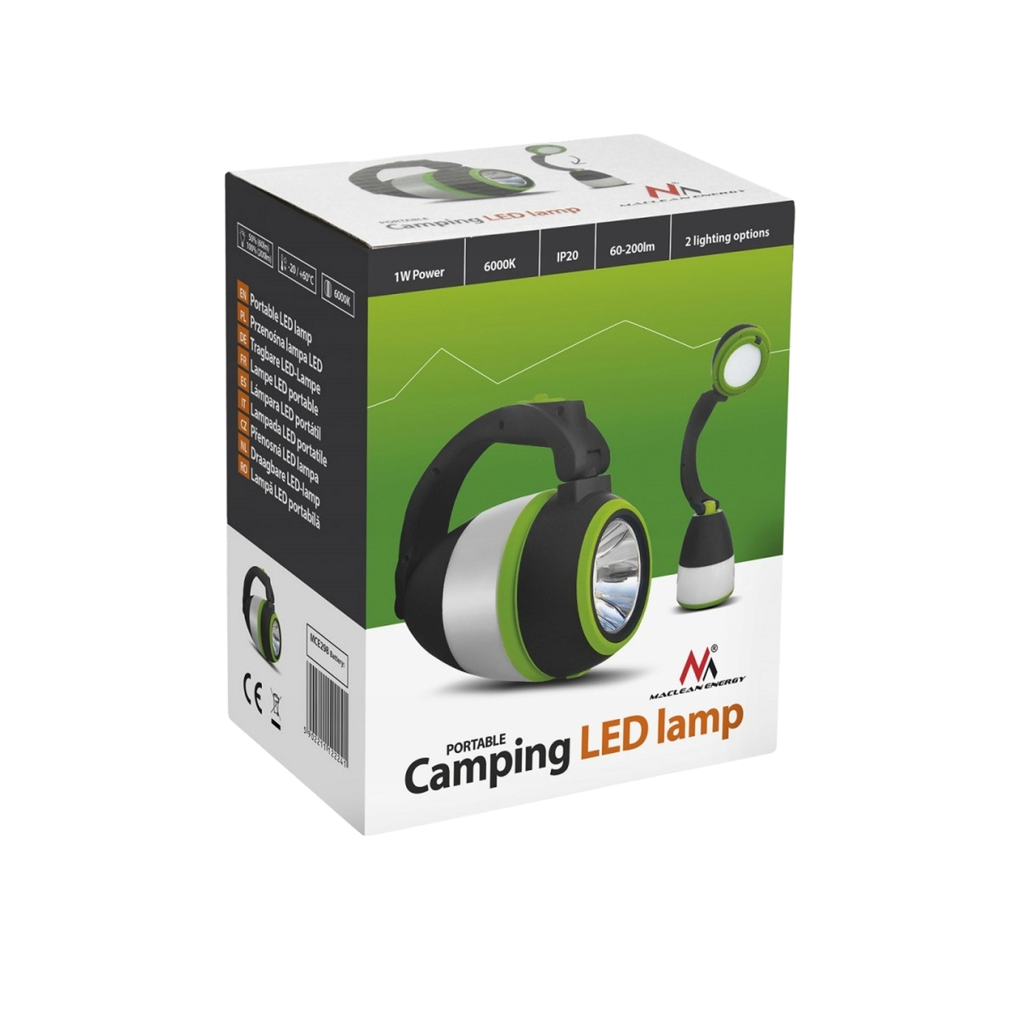 Voir la diapositive 6 : Mac Douglas Lampe de camping Mac-Lean mce294 200 lumens