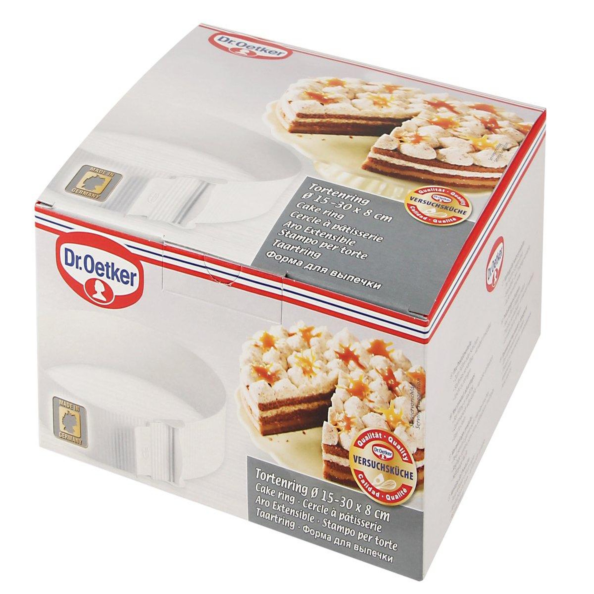 Voir la diapositive 5 : DR.OETKER Cercle de pâtisserie en plastique réglable de 15 à 30 cm dr. Oetker baker edition