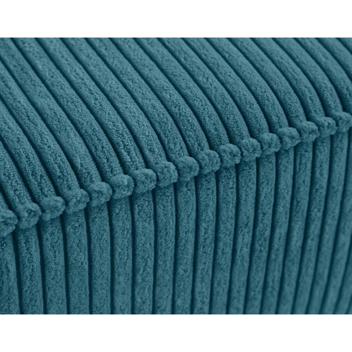 LISA DESIGN Charlie - pouf - pieds hauts - en velours côtelé