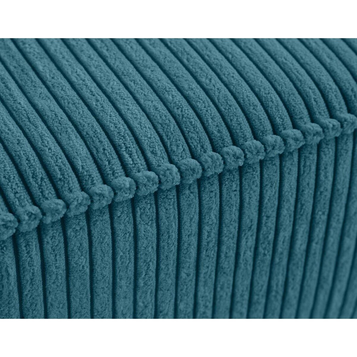 LISA DESIGN Charlie - pouf - pieds hauts - en velours côtelé