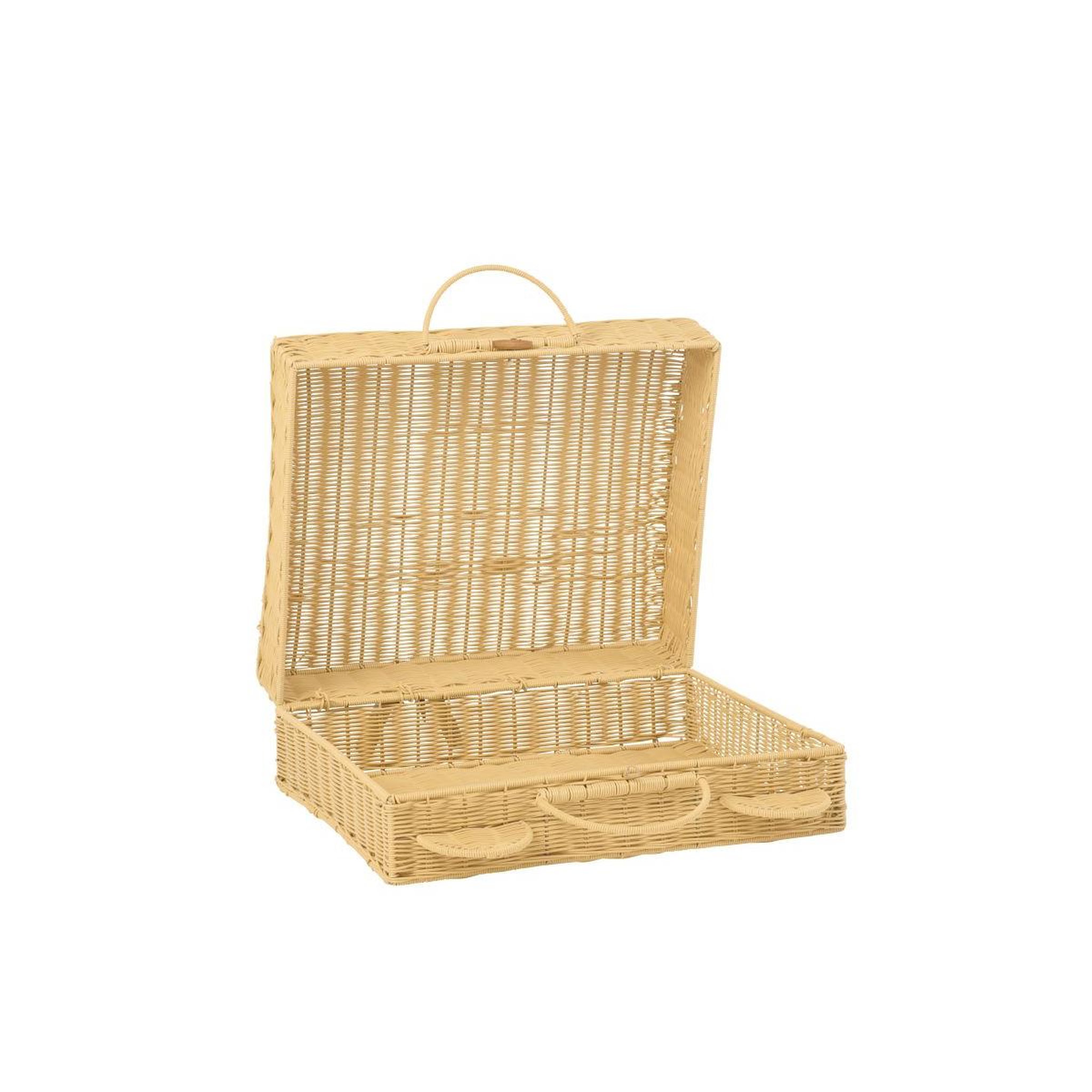 Voir la diapositive 3 : J-LINE Valise déco enfant ours  napoleon  50cm naturel