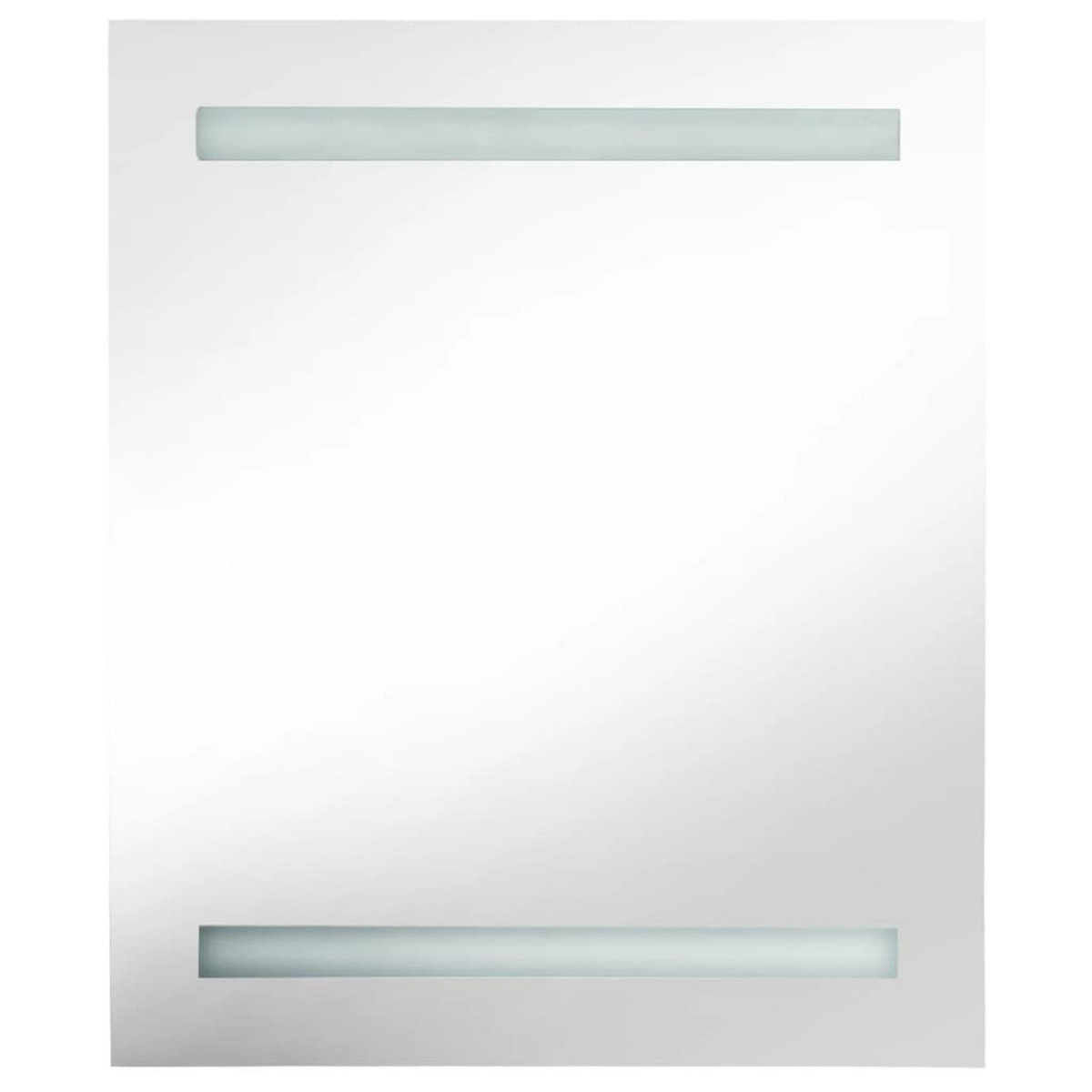 VIDAXL Armoire de salle de bain a miroir LED Gris beton 50x14x60 cm