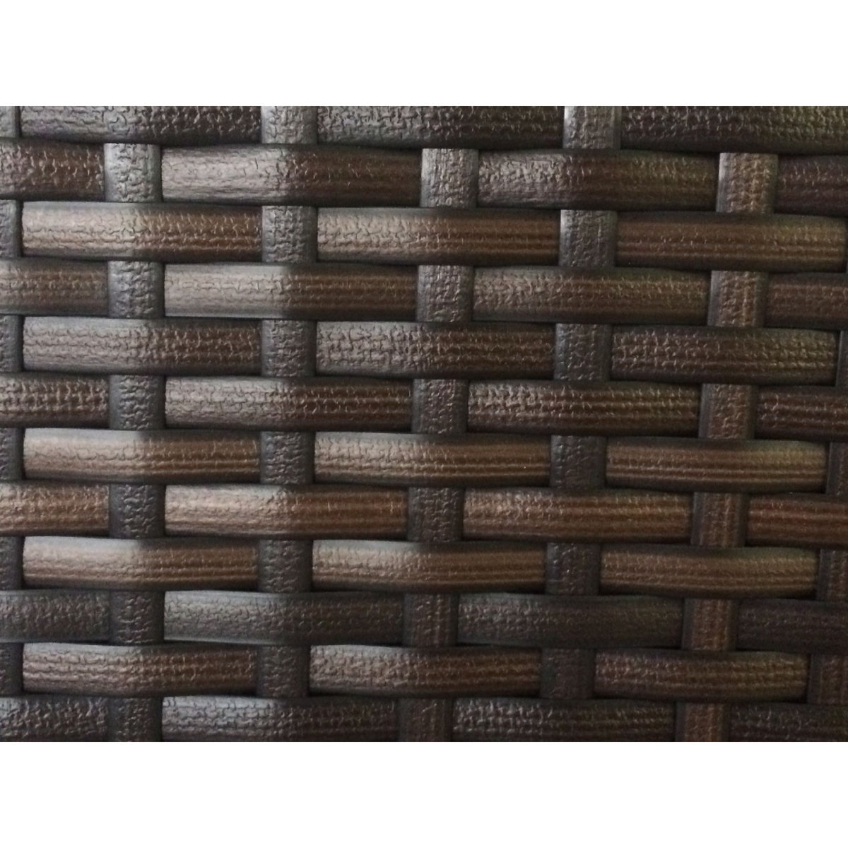 DCB GARDEN Salon bas de jardin 2 personnes chocolat TOTEM