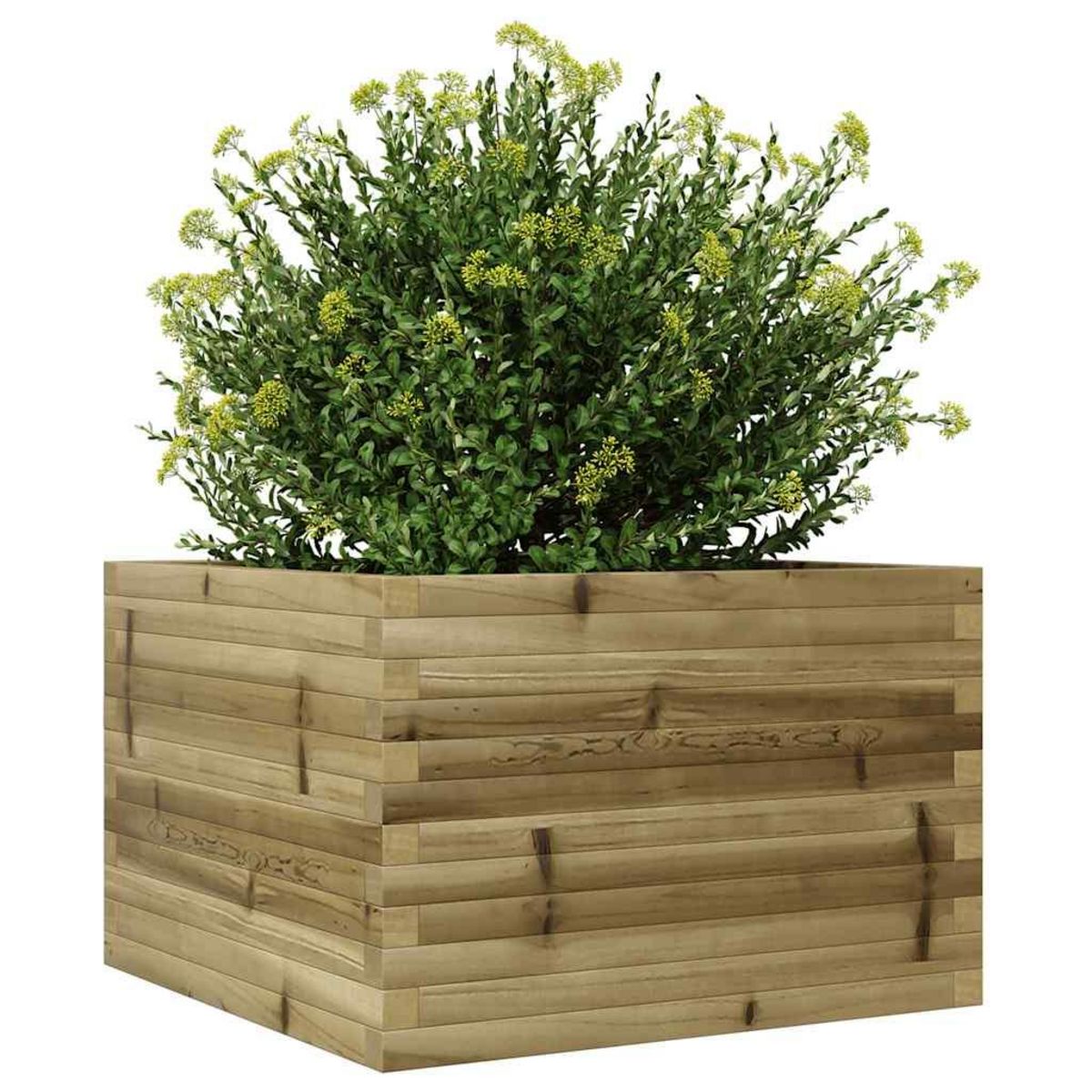 VIDAXL Jardiniere 70x70x46 cm bois de pin impregne