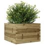 Voir la diapositive 4 : VIDAXL Jardiniere 70x70x46 cm bois de pin impregne