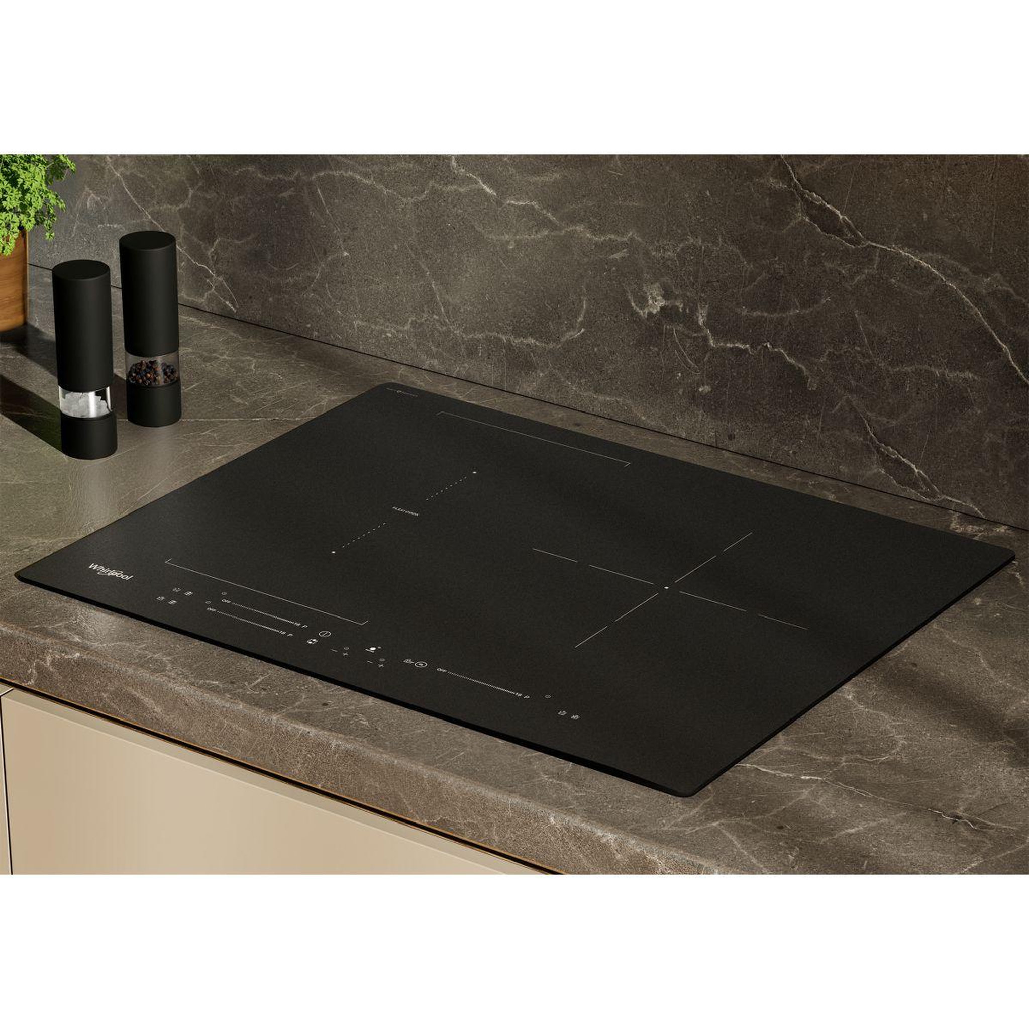 Voir la diapositive 5 : Whirlpool Plaque induction WLS9560NEBM Matt Protect