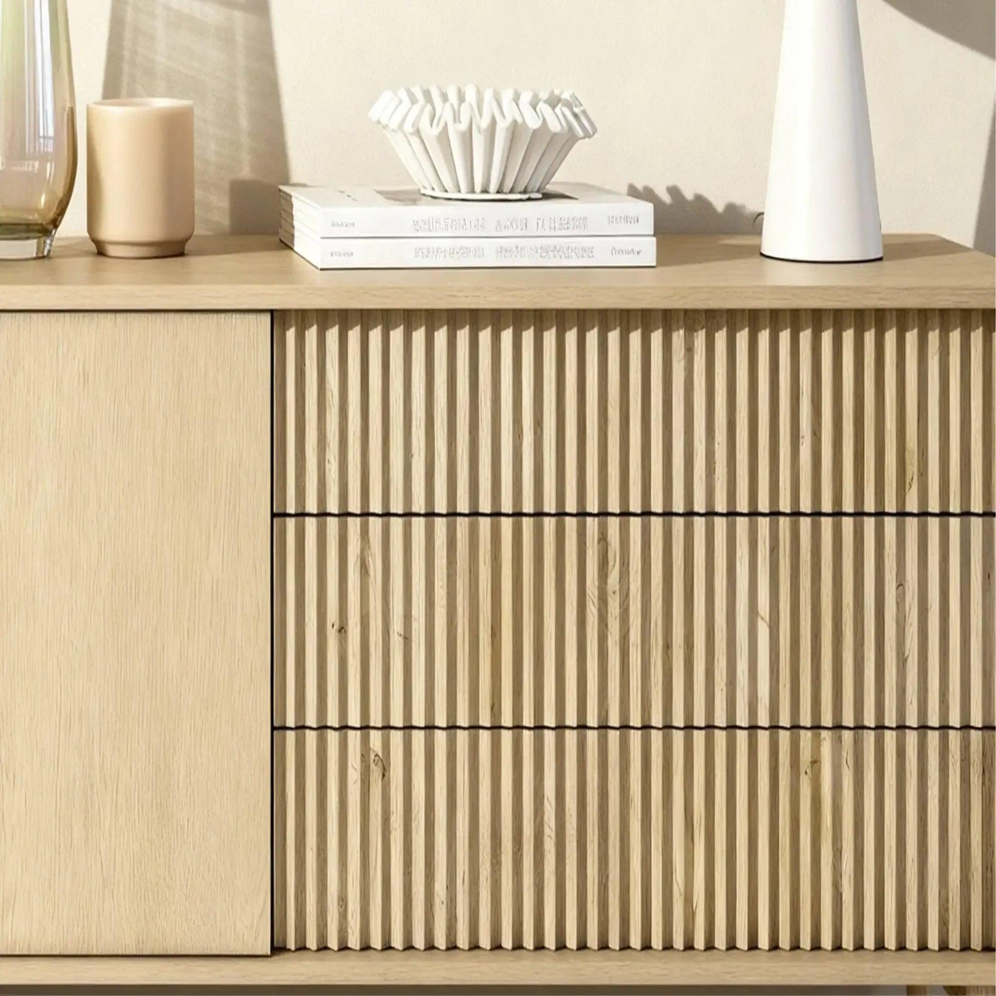 Voir la diapositive 5 : CASANOVA PARIS Lorella - buffet en chêne cremona 187cm