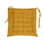Paris Prix Galette de Chaise Matelassée  Essentiel  40x40cm Ocre
