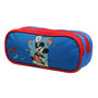 Voir la diapositive 2 : Bagtrotter BAGTROTTER Trousse scolaire 2 compartiments Disney Mickey Bleue