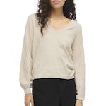Vila Pull  Femme Vila Emi Rev. Coloris disponibles : Beige