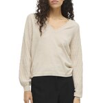 Vila Pull  Femme Vila Emi Rev. Coloris disponibles : Beige