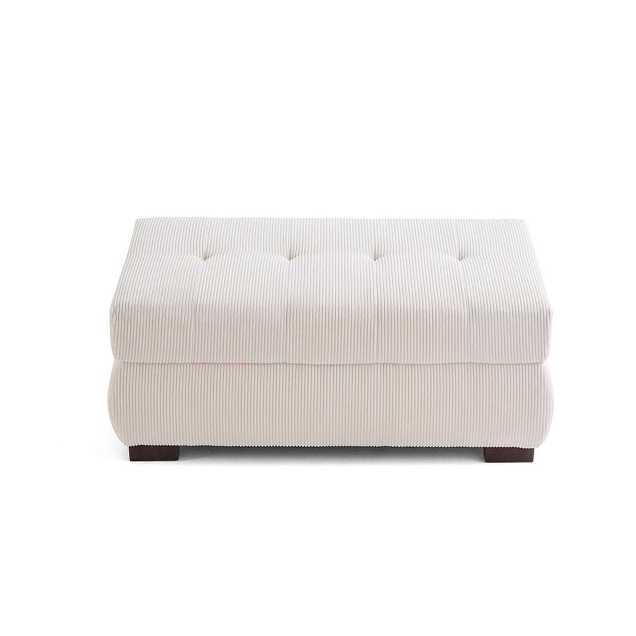 Voir la diapositive 6 : LISA DESIGN Vermont - pouf d'appoint - en velours côtelé