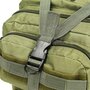 Voir la diapositive 4 : VIDAXL Sac à dos en style militaire 50 L Vert olive