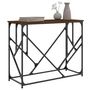 Voir la diapositive 3 : VIDAXL Table console chene marron 100x40x80 cm bois d'ingenierie