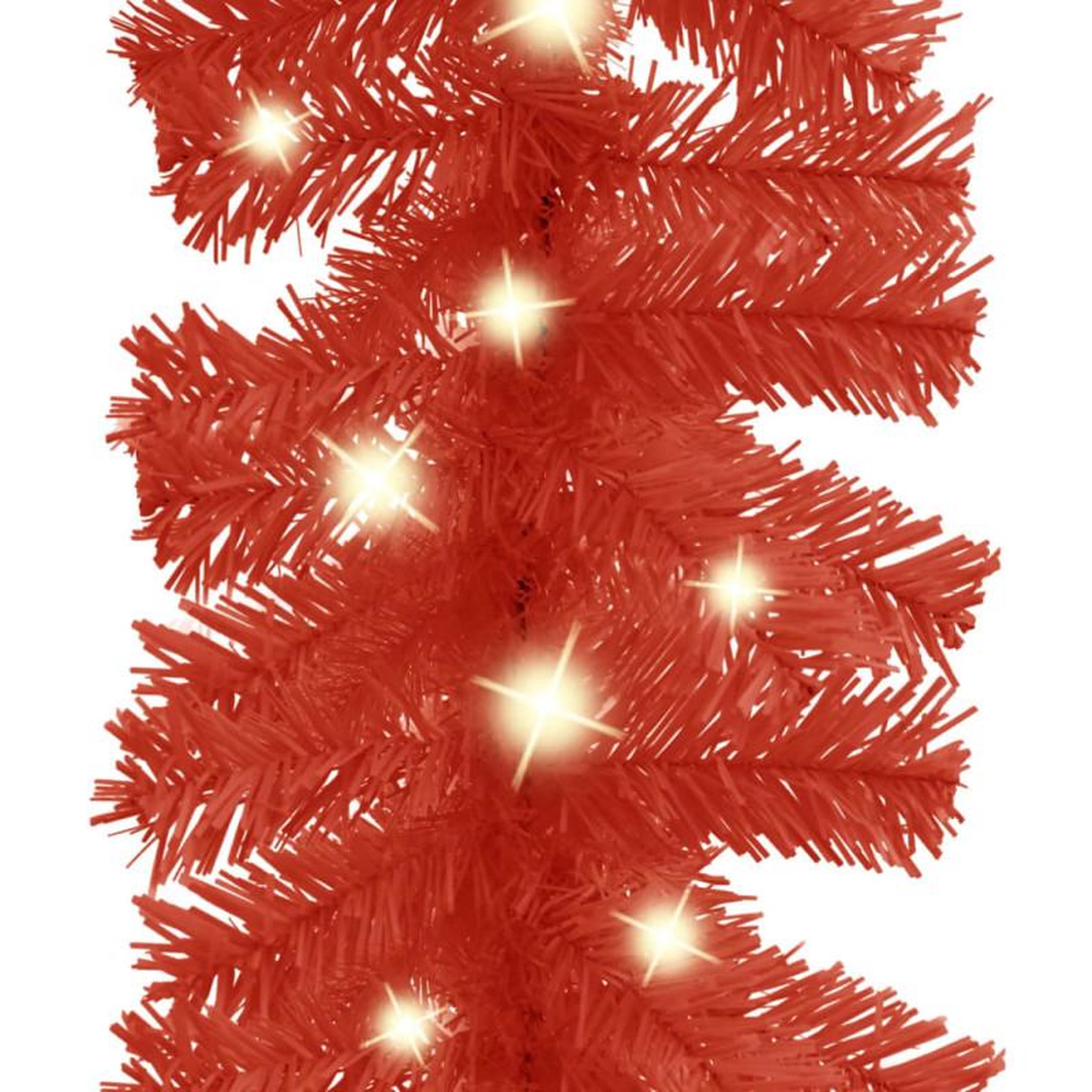 Voir la diapositive 4 : VIDAXL Guirlande de Noël avec lumières LED 5 m Rouge