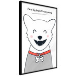 Paris Prix Affiche Murale Encadrée  Pure Happiness. Coloris disponibles : Jaune, Noir