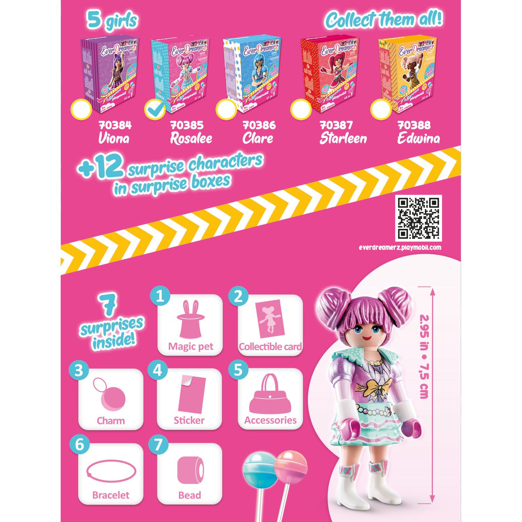 Voir la diapositive 3 : PLAYMOBIL 70385 - EverDreamerZ - Rosalee