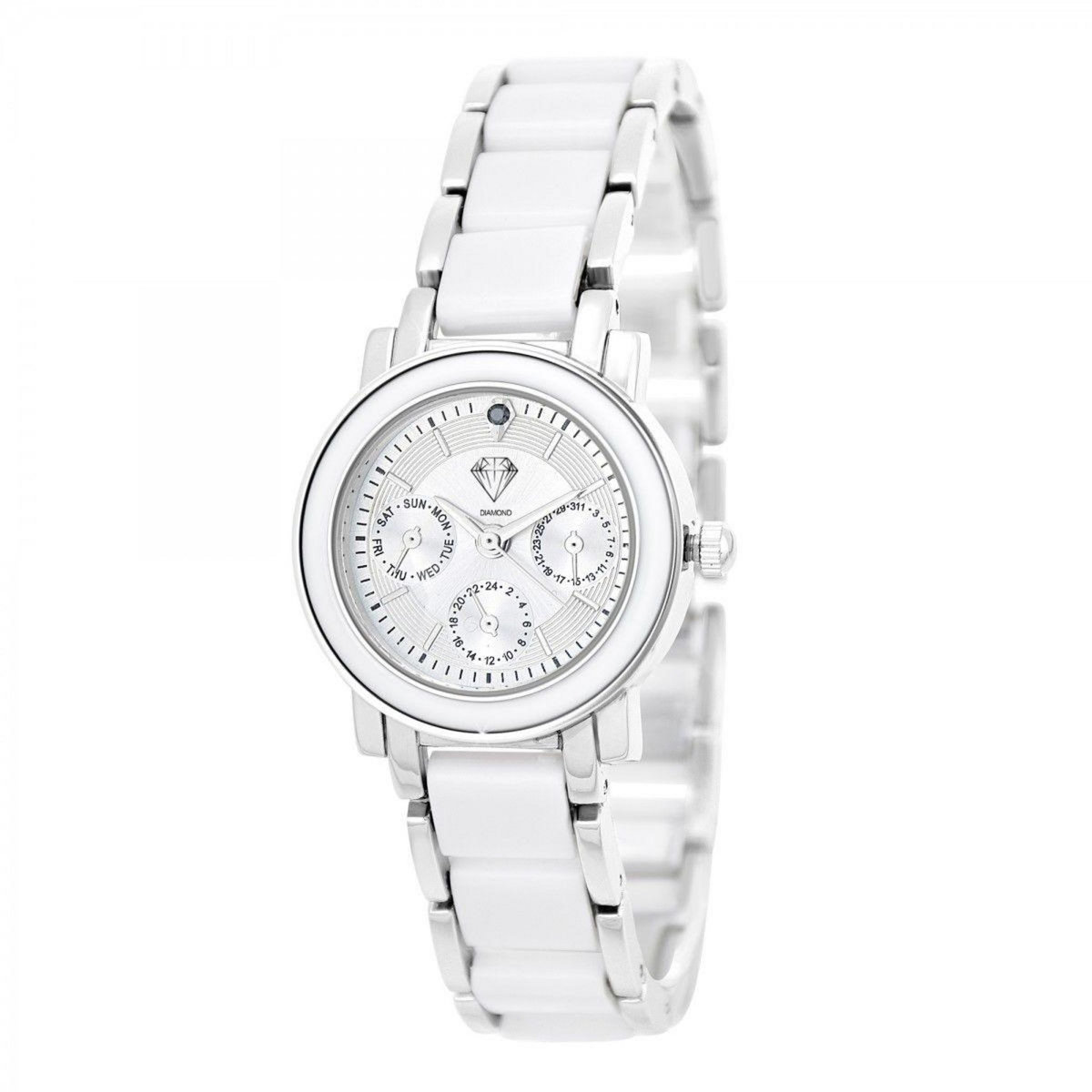 SC CRYSTAL Montre Lila SC Crystal ornée d'un véritable diamant noir