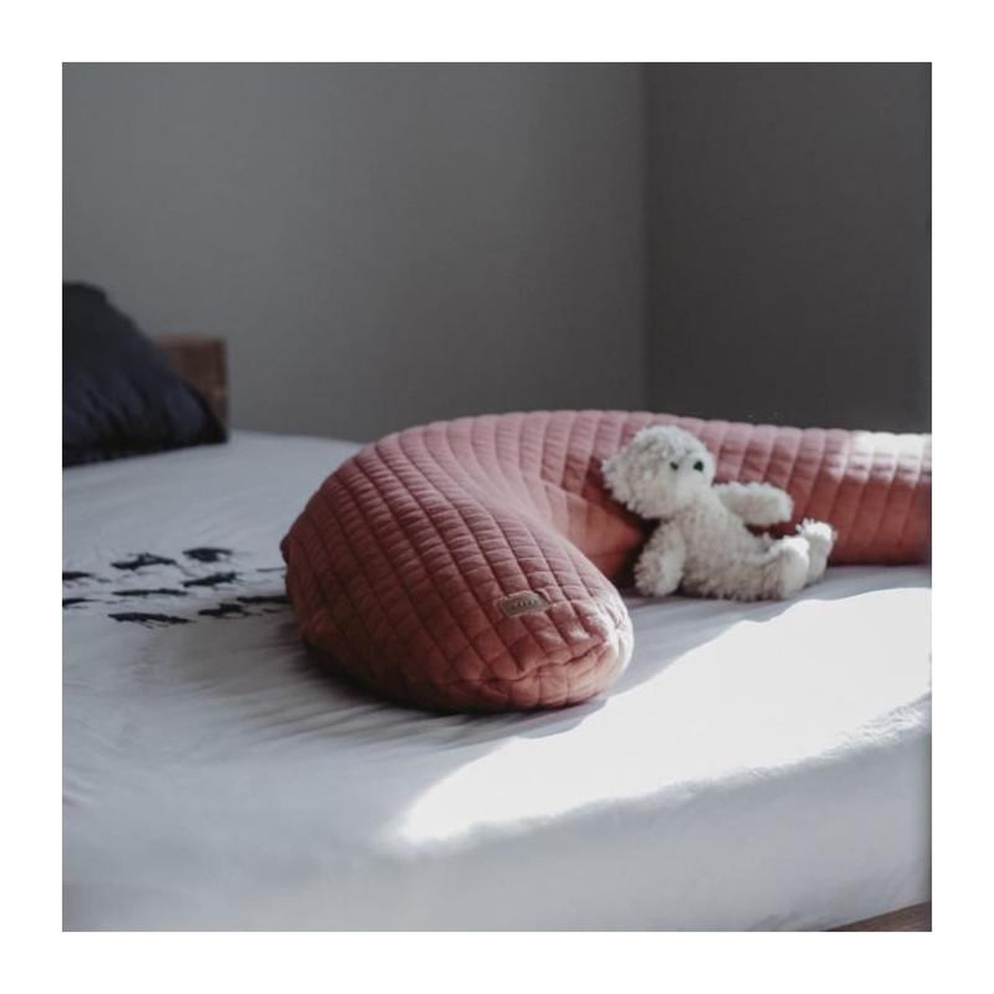 Voir la diapositive 5 : BEABA BEABA, Big Flopsy™, Fleur de coton, Brique, 170 cm