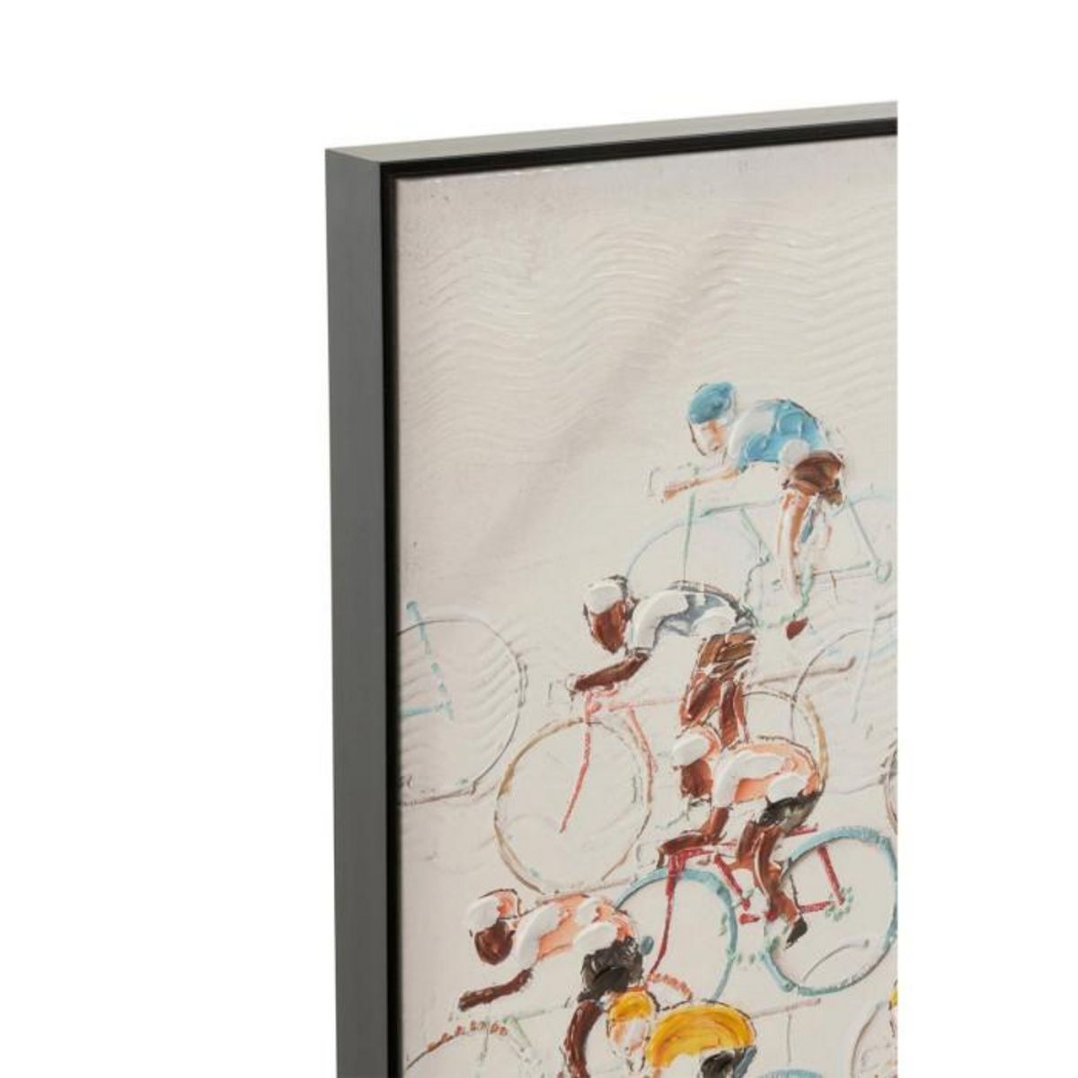 Paris Prix Tableau Peinture Déco  Cyclistes  100x180cm Multicolore
