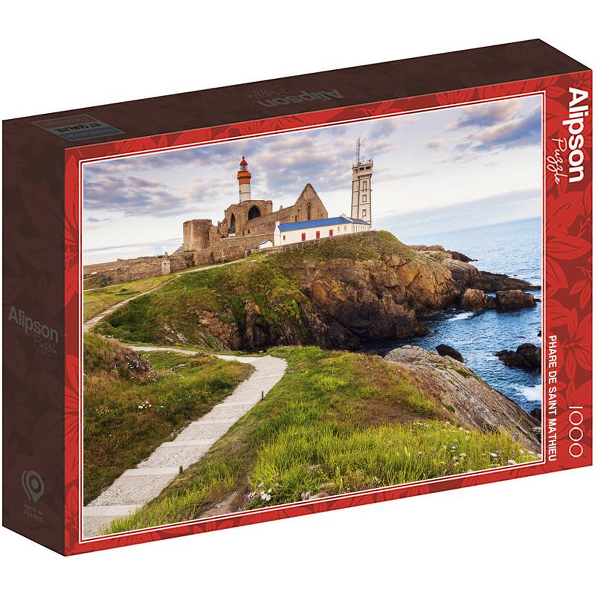 ALIZE Puzzle 1000 pièces Phare Saint-Mathieu paysage marin – Alizé