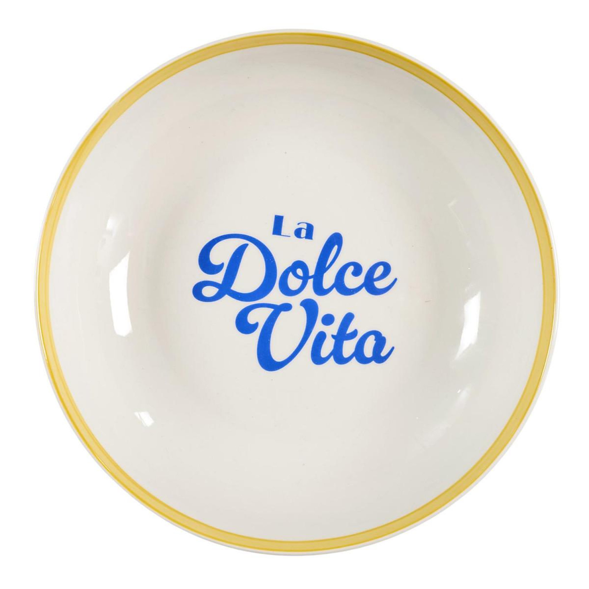 Voir la diapositive 3 : The Home Deco Factory Lot de 4 assiettes creuses  dolce vita  20cm multicolore