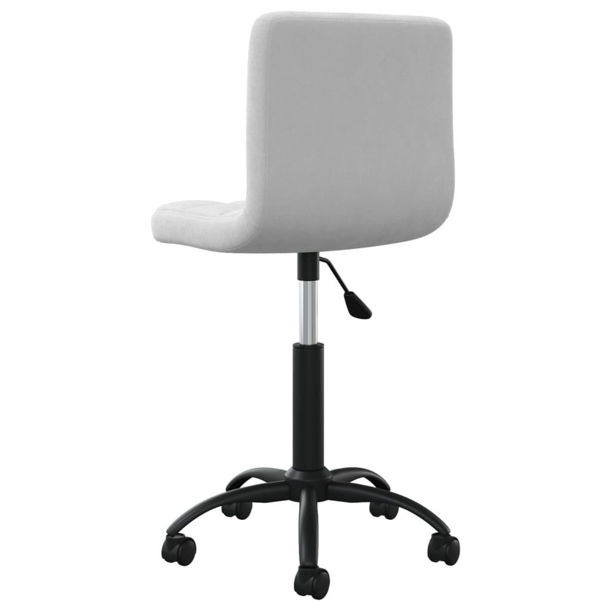 Voir la diapositive 5 : VIDAXL Chaise pivotante de bureau Gris clair Velours