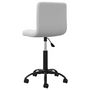 Voir la diapositive 5 : VIDAXL Chaise pivotante de bureau Gris clair Velours