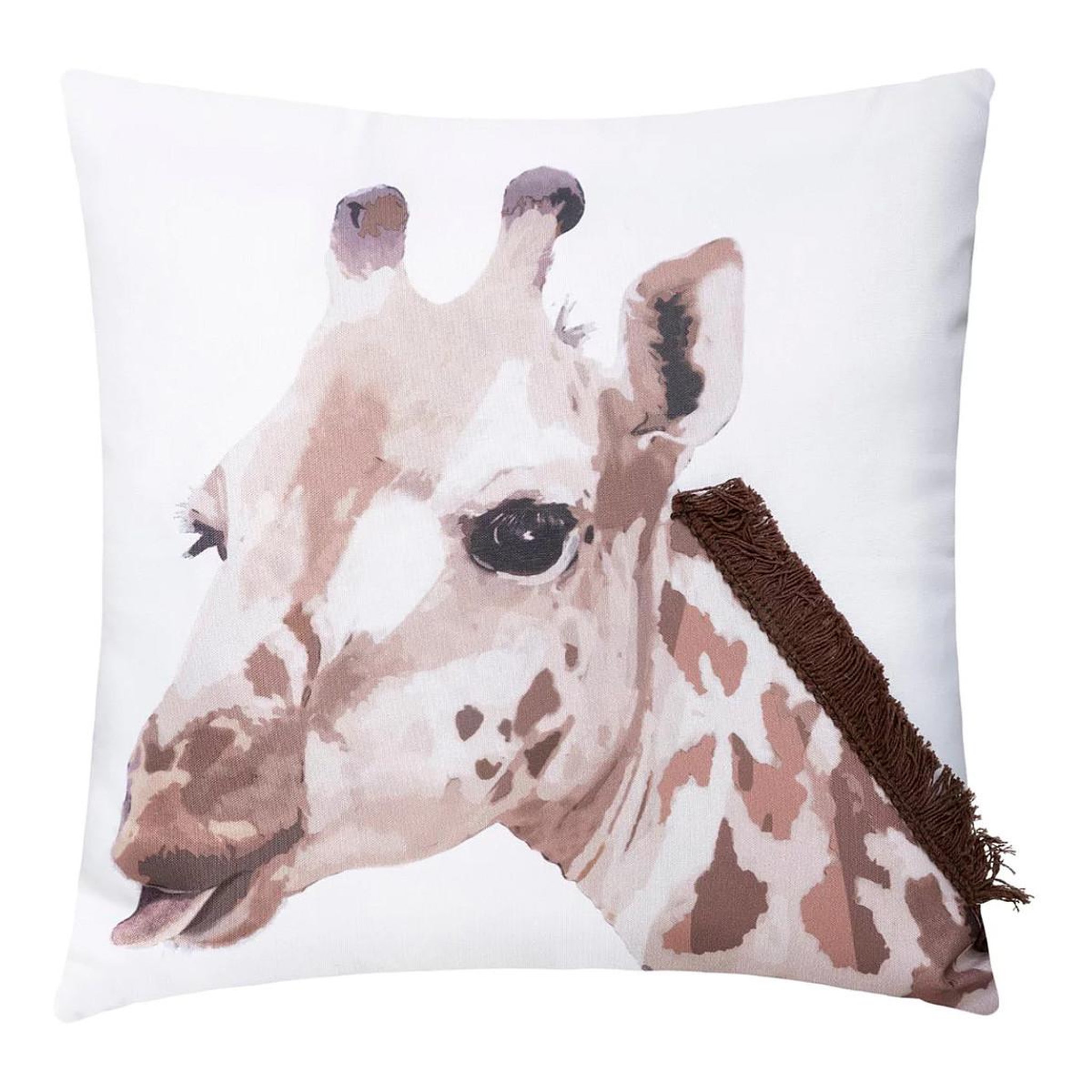 Voir la diapositive 1 : Atmosphera Kids Coussin déco  girafe  39cm naturel