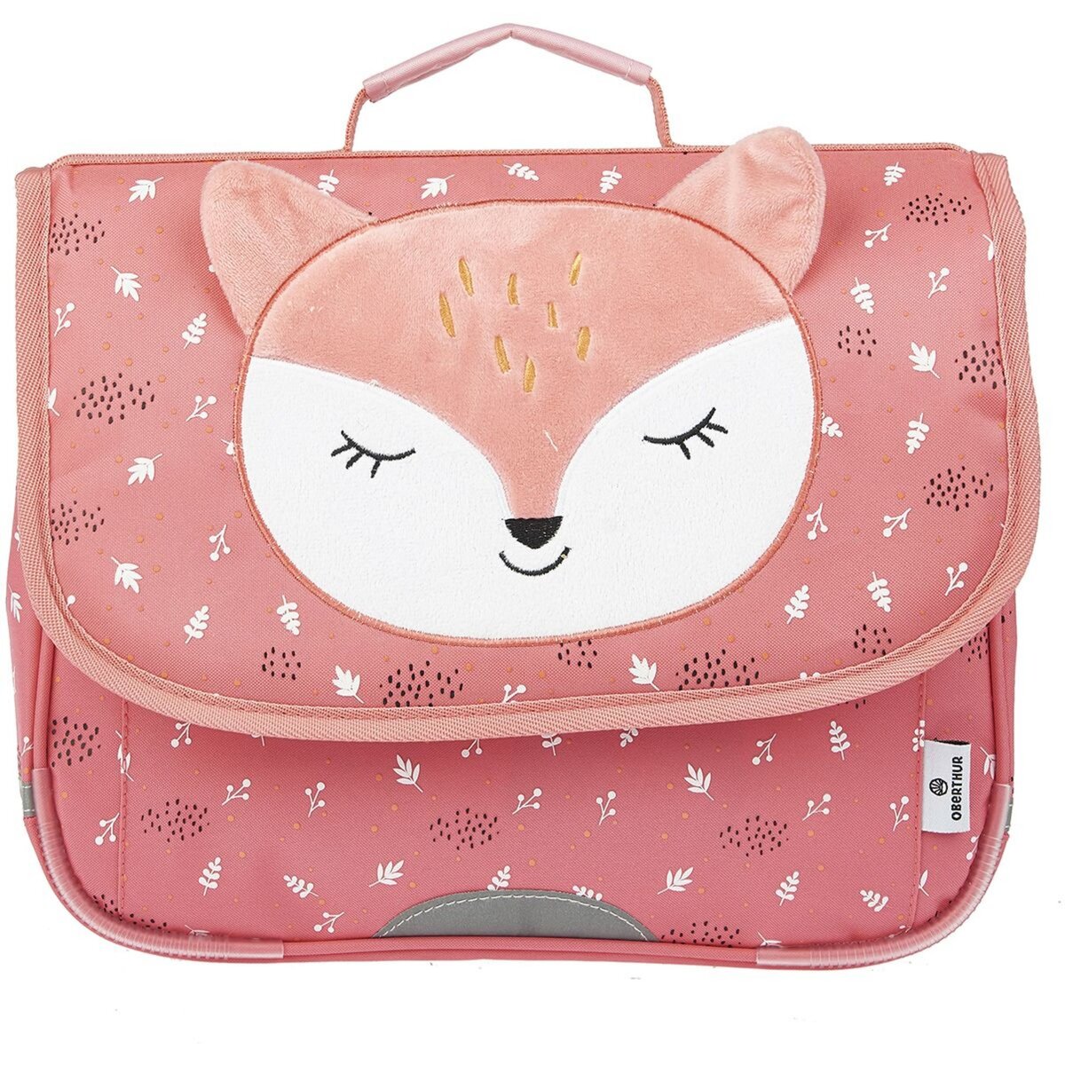 Cartable 32 cm maternelle 2D rose RENARD pas cher Auchan.fr