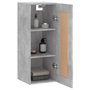 Voir la diapositive 5 : VIDAXL Armoire murale gris beton 34,5x34x90 cm bois d'ingenierie