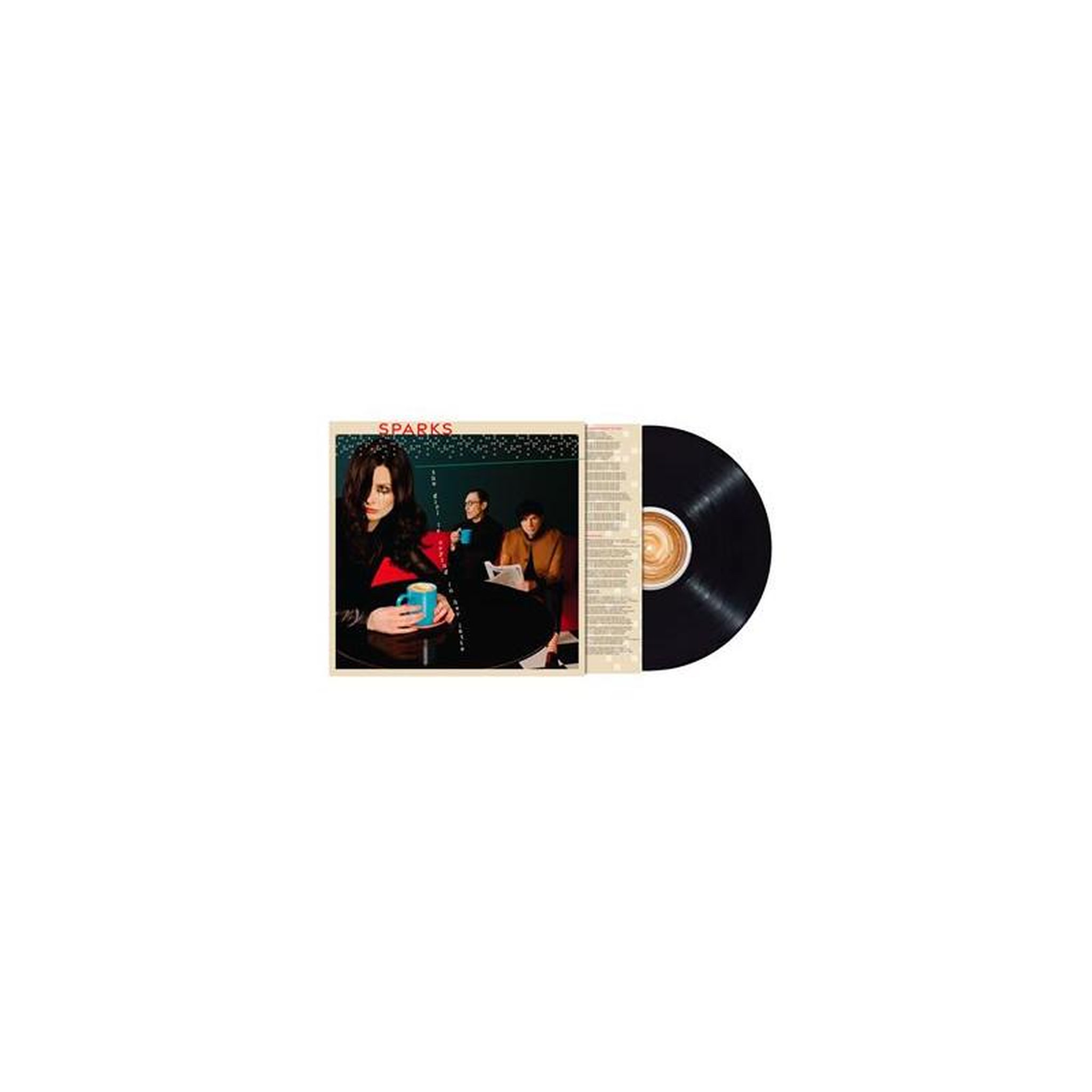 Vinyl 12  sparks – the girl is crying in her latte, album rock/pop 1 disque