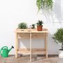 Voir la diapositive 3 : VIDAXL Jardiniere avec dessus de table pliable bois de pin massif
