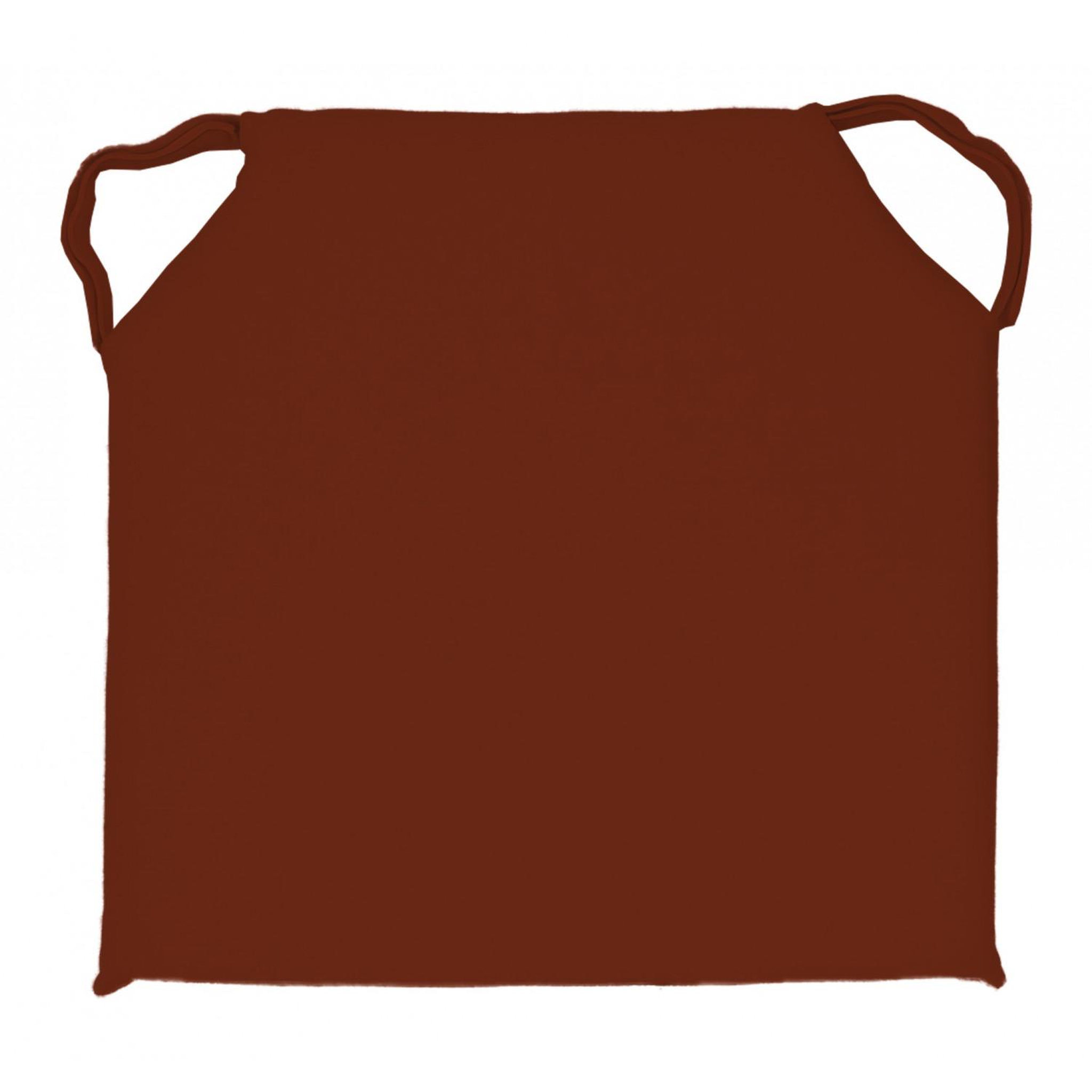 SOLEIL D'OCRE Dessus de chaise en coton lavé 40x40x4 cm SPIRIT, par Soleil d'Ocre